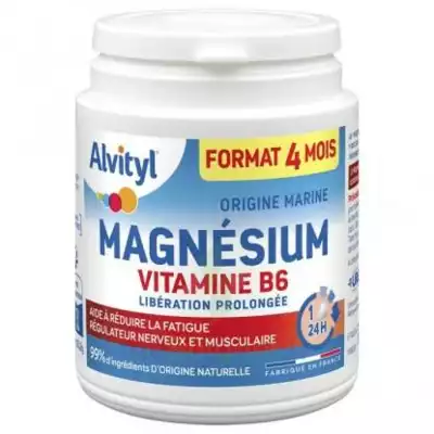 Alvityl Magnésium Vitamine B6 Libération Prolongée Comprimés Lp Pot/120 à Tours